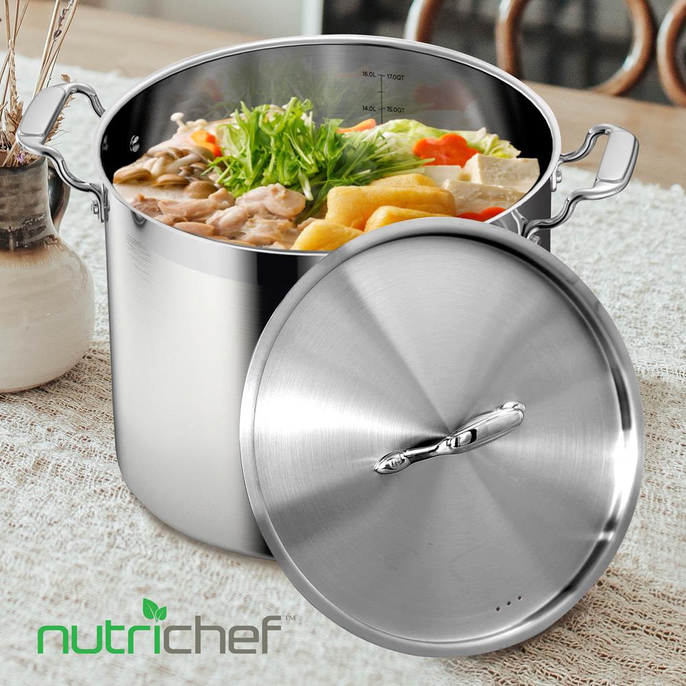 Lid For 12 Quart Stockpot - Stainless Steel Lid, Works With Model Number: Ncspt12Q - Image 6