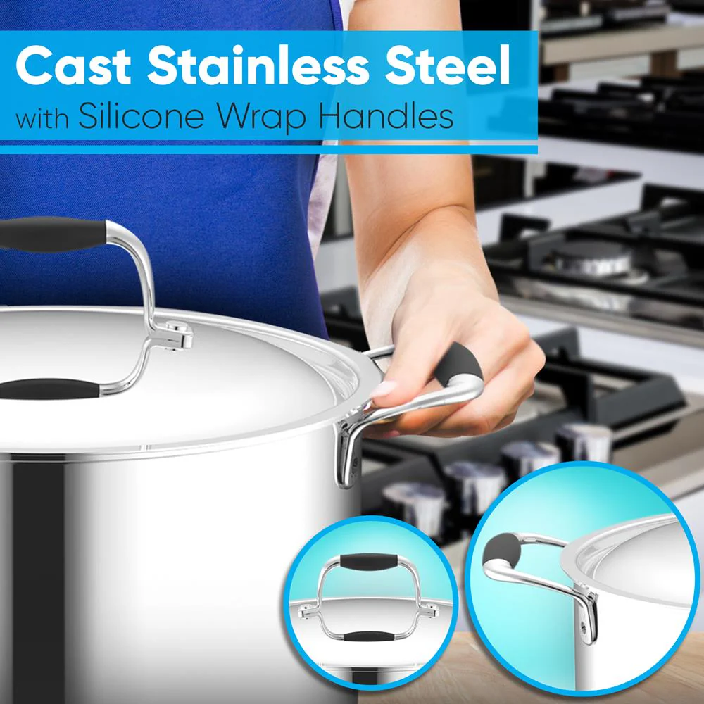 Stockpot With Lid - Stainless Steel, Works With Model Number: Ncsss12 - Image 2