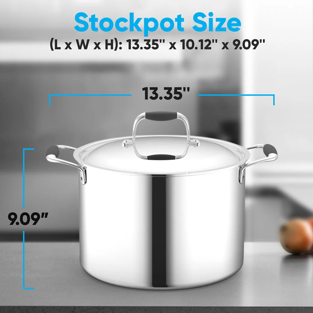 Stockpot With Lid - Stainless Steel, Works With Model Number: Ncsss12 - Image 4