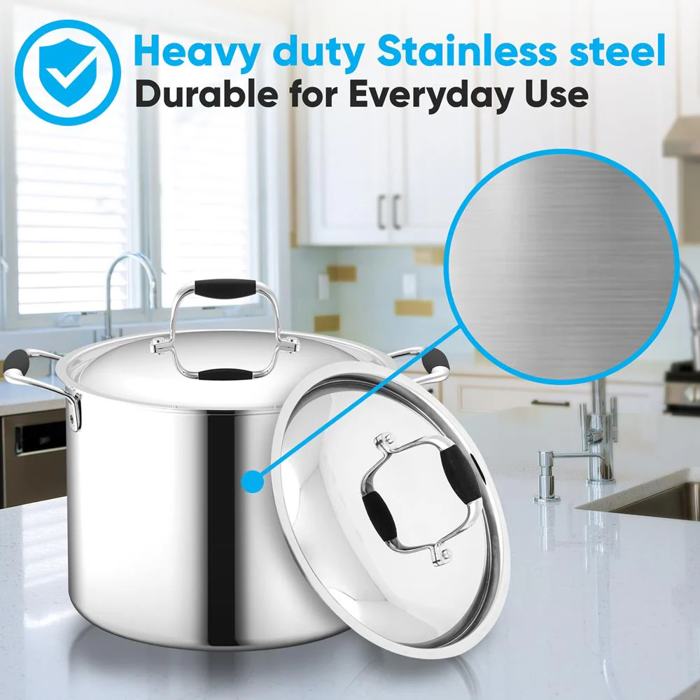 Stockpot With Lid - Stainless Steel, Works With Model Number: Ncsss12 - Image 5