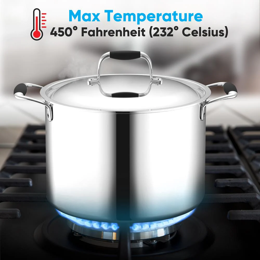 Stockpot With Lid - Stainless Steel, Works With Model Number: Ncsss12 - Image 6