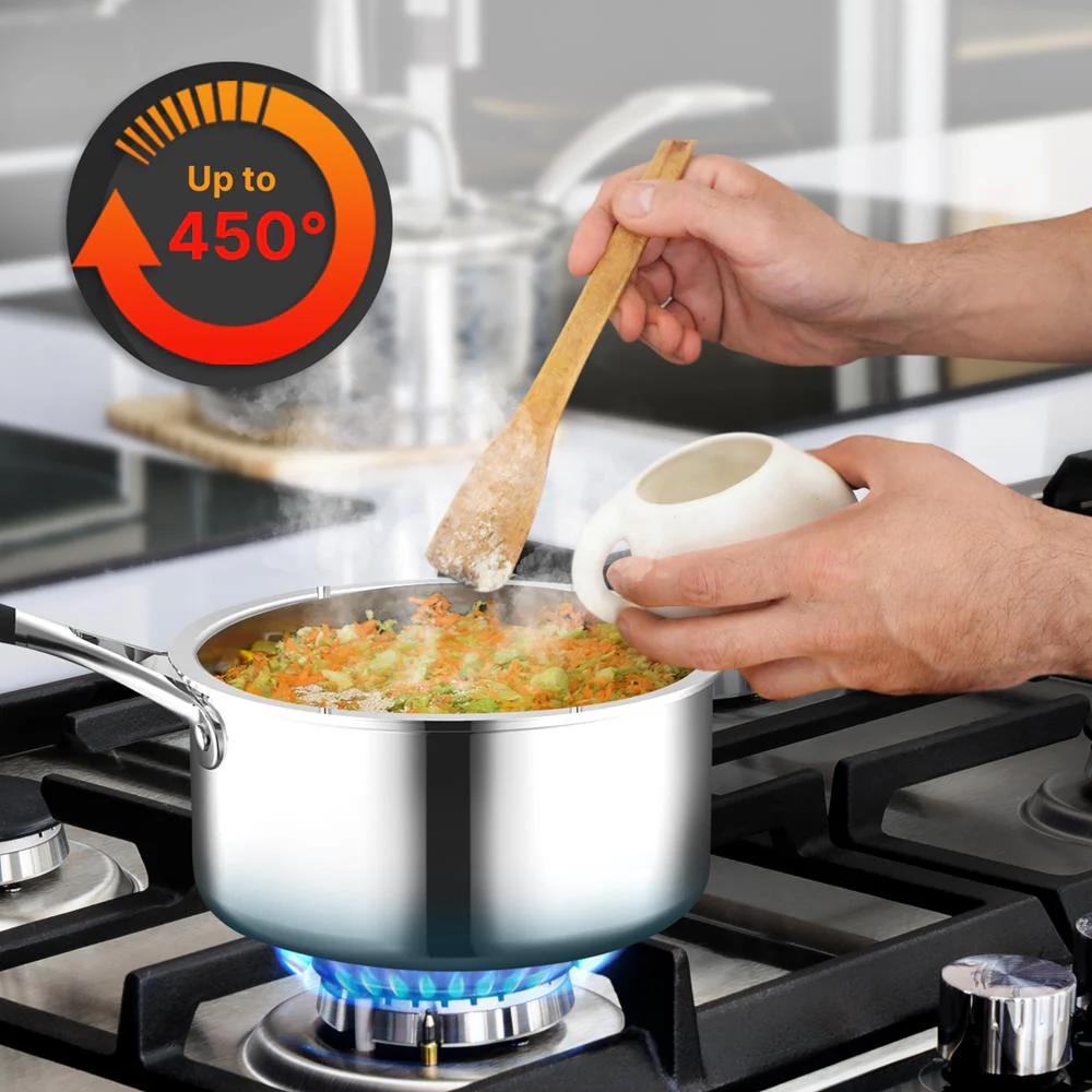 Saucepan With Lid - Stainless Steel, Works With Model Number: Ncsss12 - Image 4