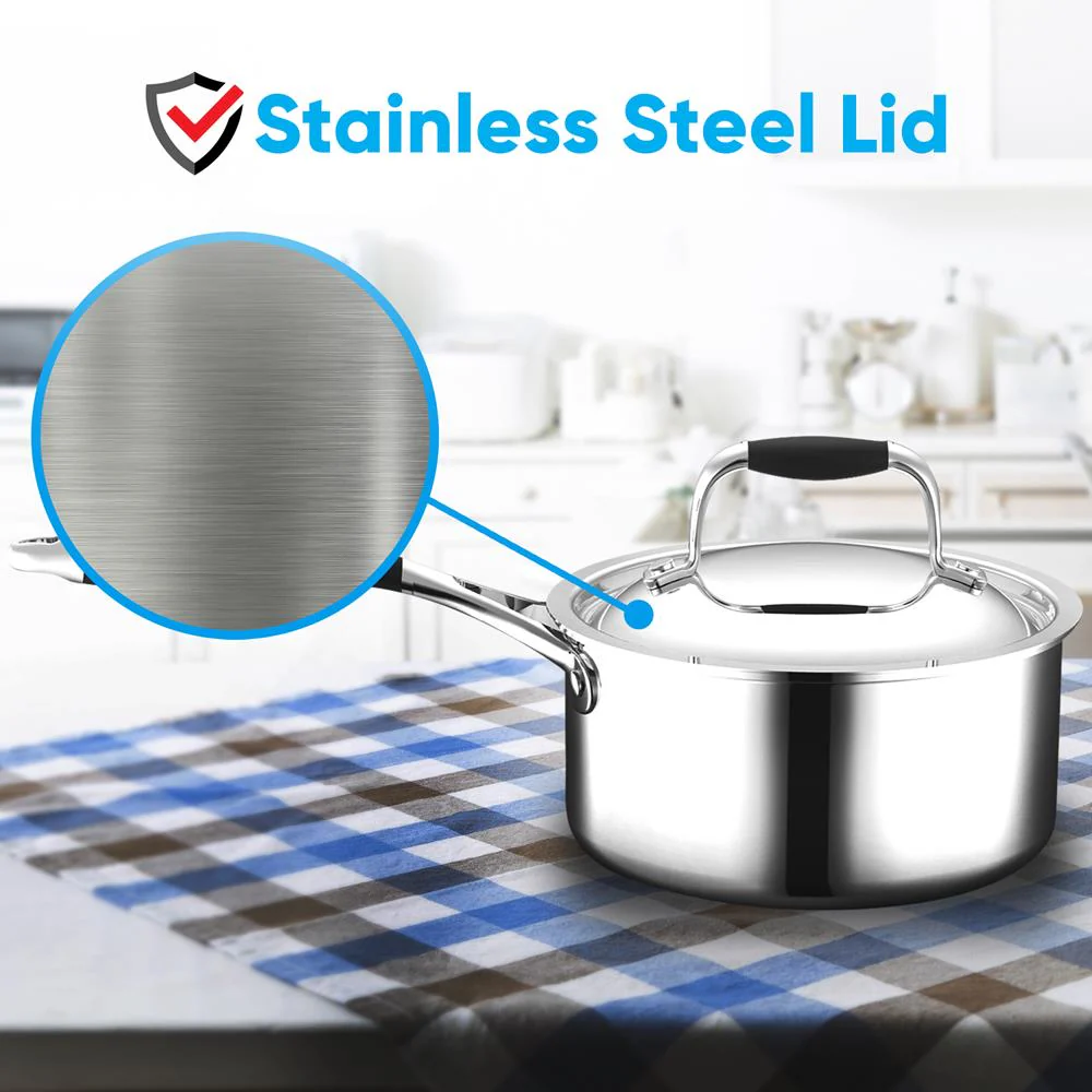 Saucepan With Lid - Stainless Steel, Works With Model Number: Ncsss12 - Image 6