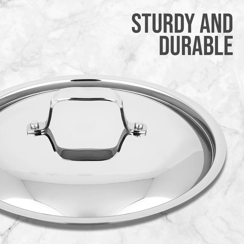 Stainless Steel Lids For Pots - Lid For 3.4 Qt Saute Pan, 8 Qt. Stock Pot, Steamer Insert, And For 8 Qt Stockpot, Works With Model Number: Ncssx45 - Image 4