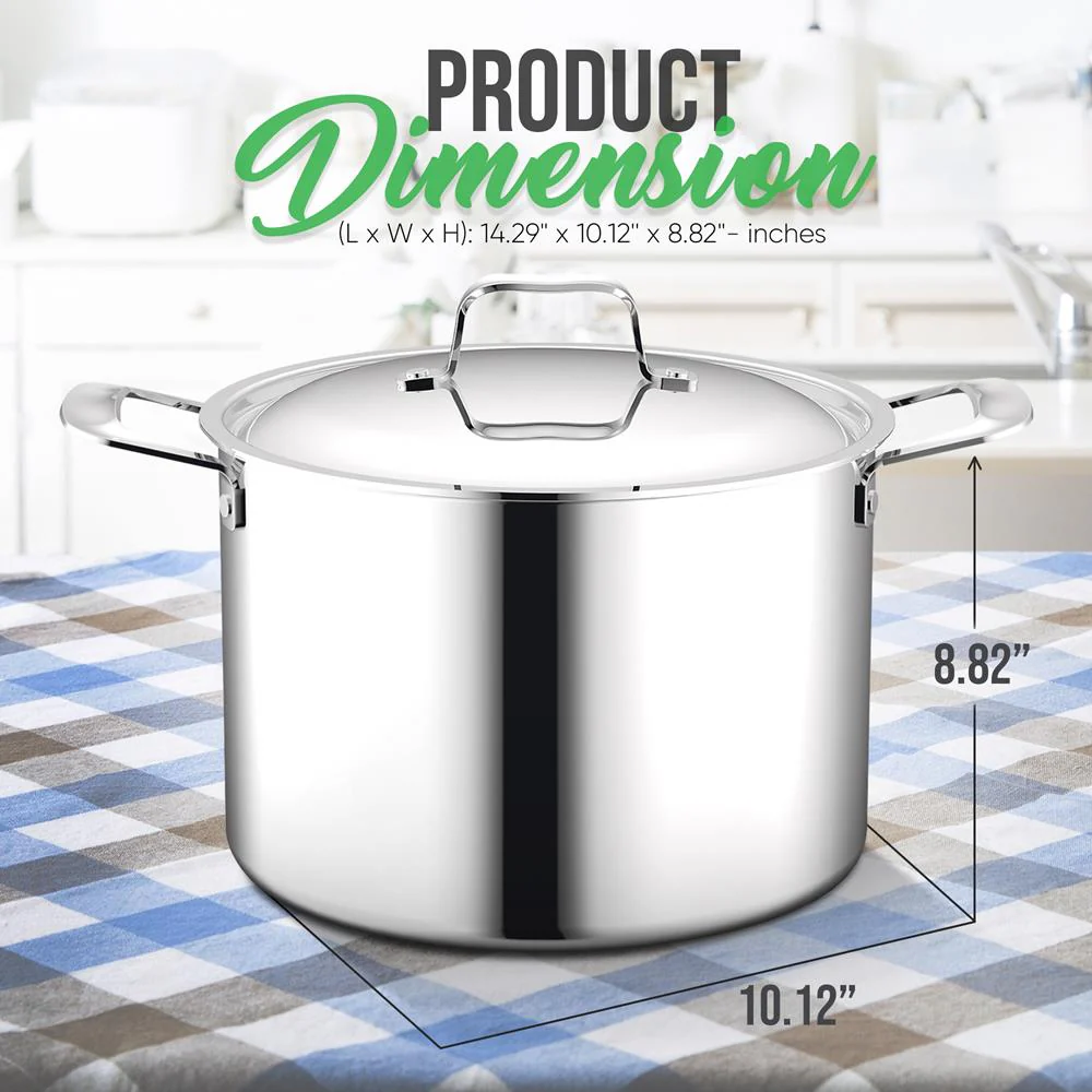 Stockpot With Lid - Stainless Steel, Works With Model Number: Ncssx45 - Image 3
