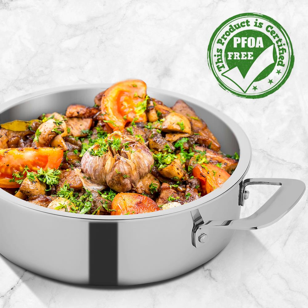 Saute Pan With Lid - Stainless Steel, Works With Model Number: Ncssx45 - Image 4