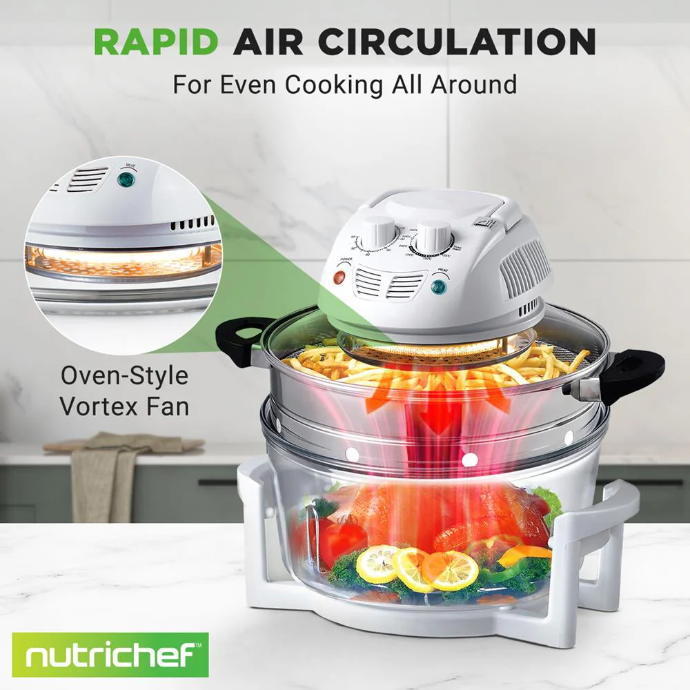 Halogen Oven Air-Fryer / Infrared Convection Cooker, Healthy Kitchen Countertop Cooking - Image 5