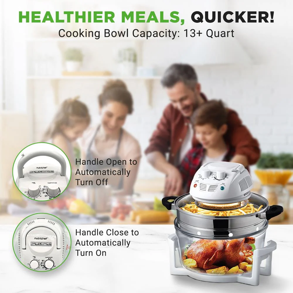 Halogen Oven Air-Fryer / Infrared Convection Cooker, Healthy Kitchen Countertop Cooking - Image 6