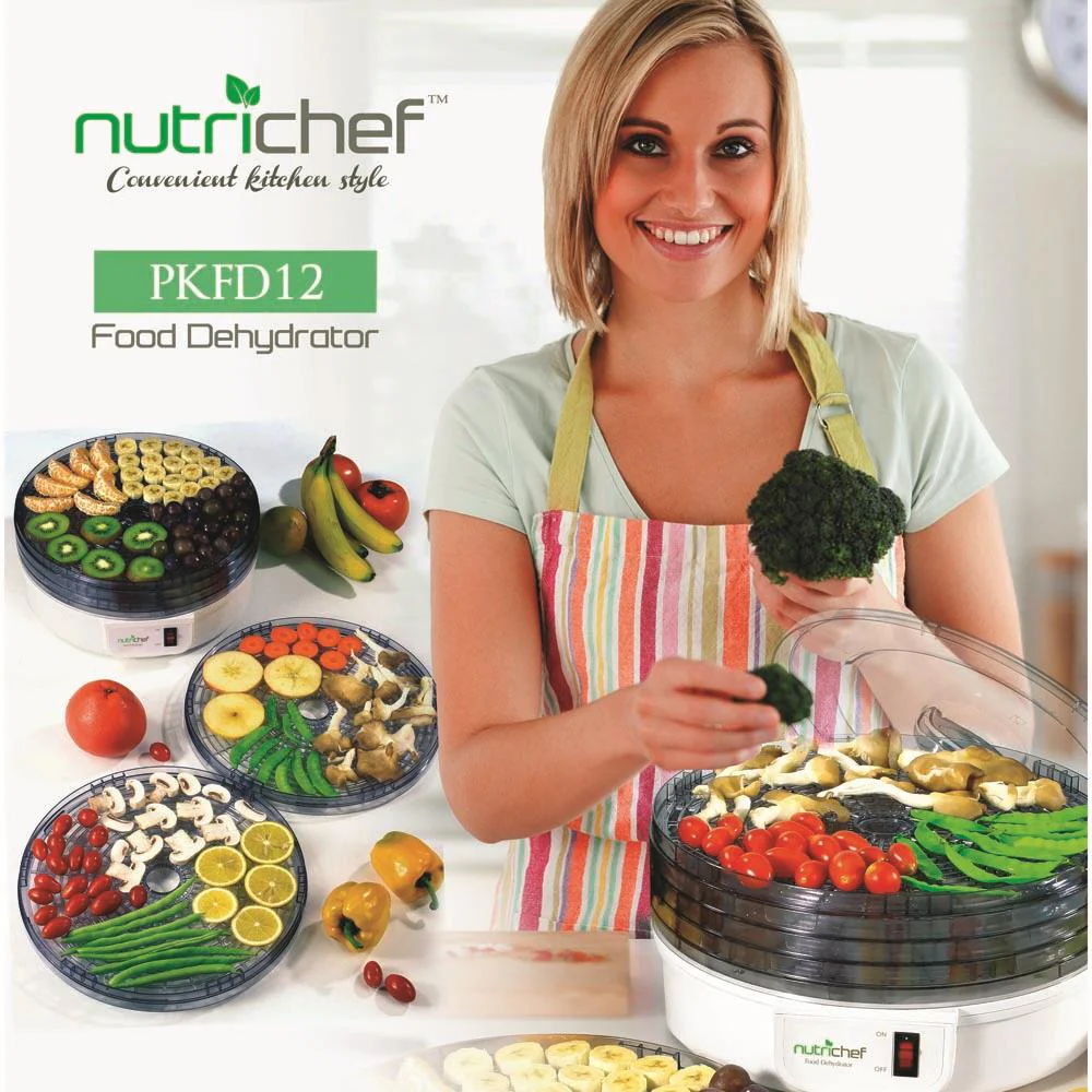 Electric Countertop Food Dehydrator, Food Preserver (White) - Image 4