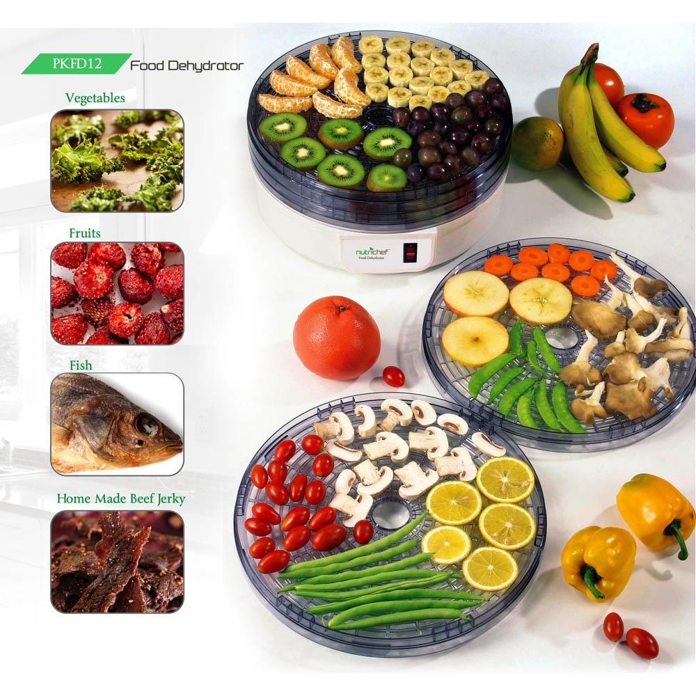 Electric Countertop Food Dehydrator, Food Preserver (White) - Image 5