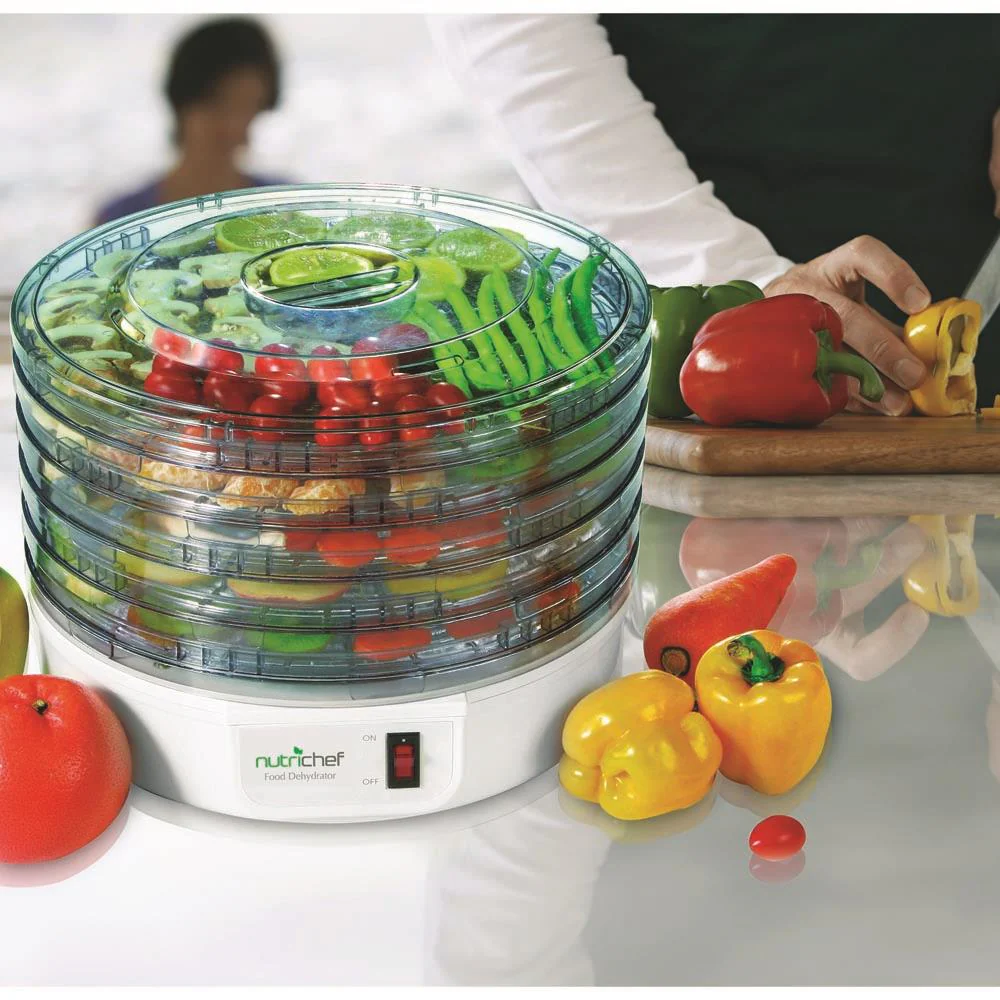 Electric Countertop Food Dehydrator, Food Preserver (White) - Image 6