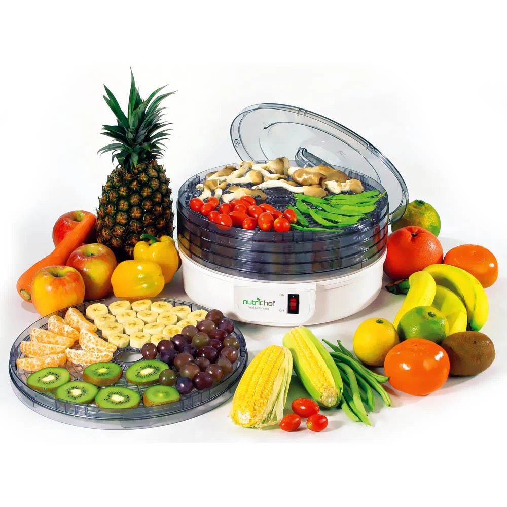Electric Countertop Food Dehydrator, Food Preserver (White) - Image 7