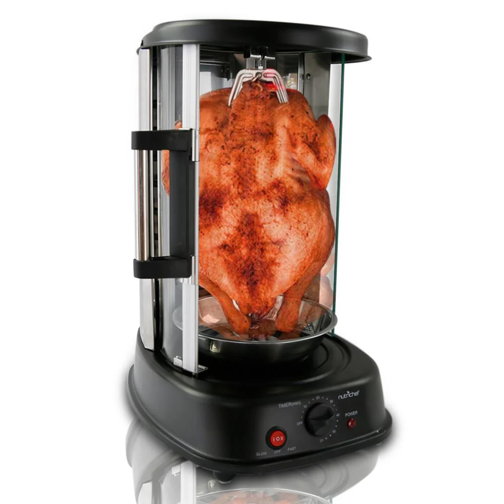 Vertical Rotisserie Oven - Rotating Kebob Cooker - Image 3