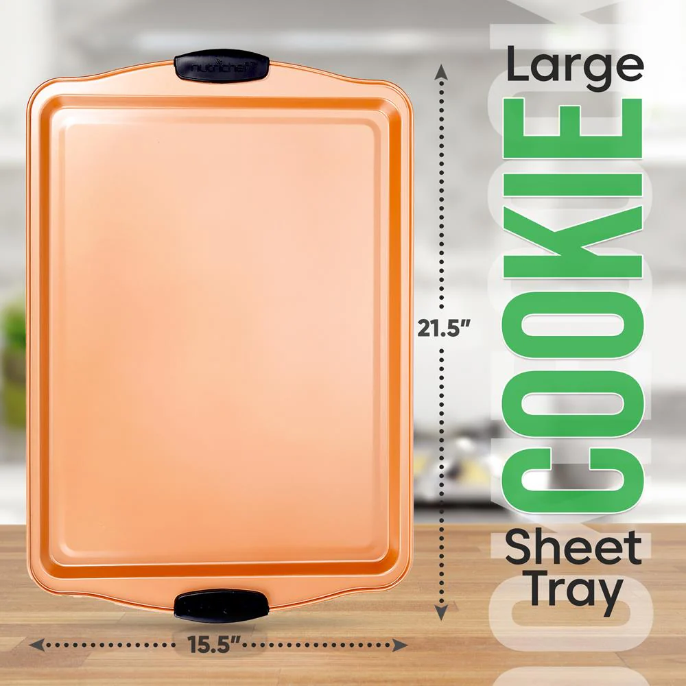 Large Cookie Sheet -Commercial Grade Restaurant Quality Metal Bakeware, Compatible With Models: Ncsbs3S45, Nc5Pcs (Copper) - Image 2