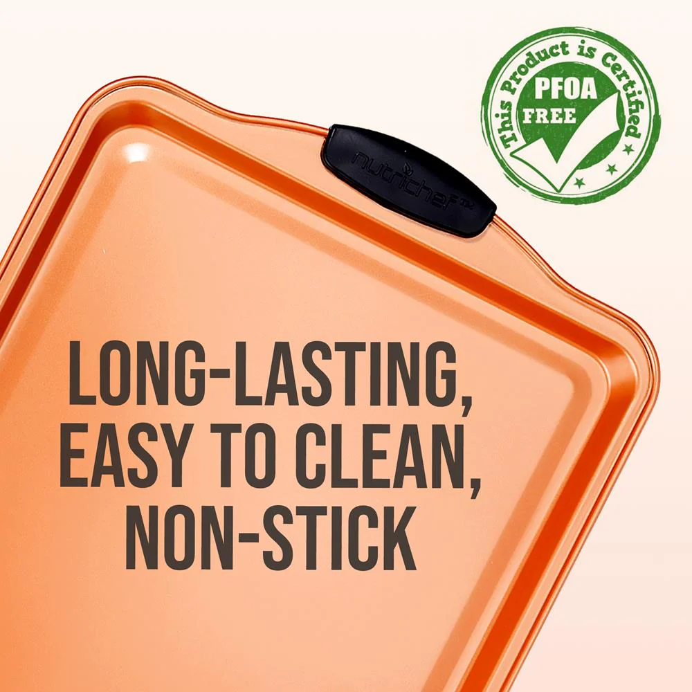 Medium Cookie Sheet -Commercial Grade Restaurant Quality Metal Bakeware, Compatible With Models: Ncsbs3S45, Nc5Pcs (Copper) - Image 3
