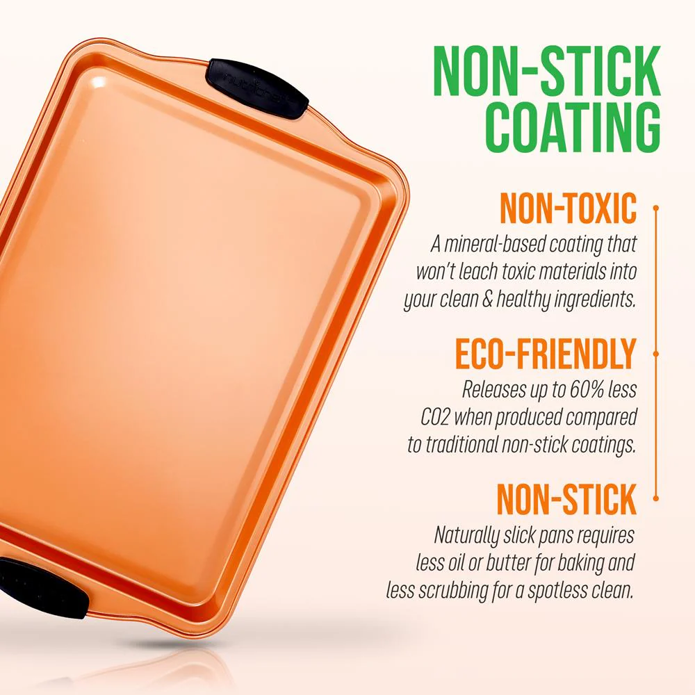 Medium Cookie Sheet -Commercial Grade Restaurant Quality Metal Bakeware, Compatible With Models: Ncsbs3S45, Nc5Pcs (Copper) - Image 6