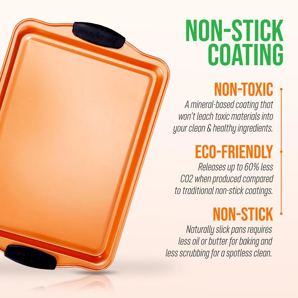Small Cookie Sheet -Commercial Grade Restaurant Quality Metal Bakeware, Compatible With Models: Ncsbs3S45, Nc5Pcs (Copper) - Image 6