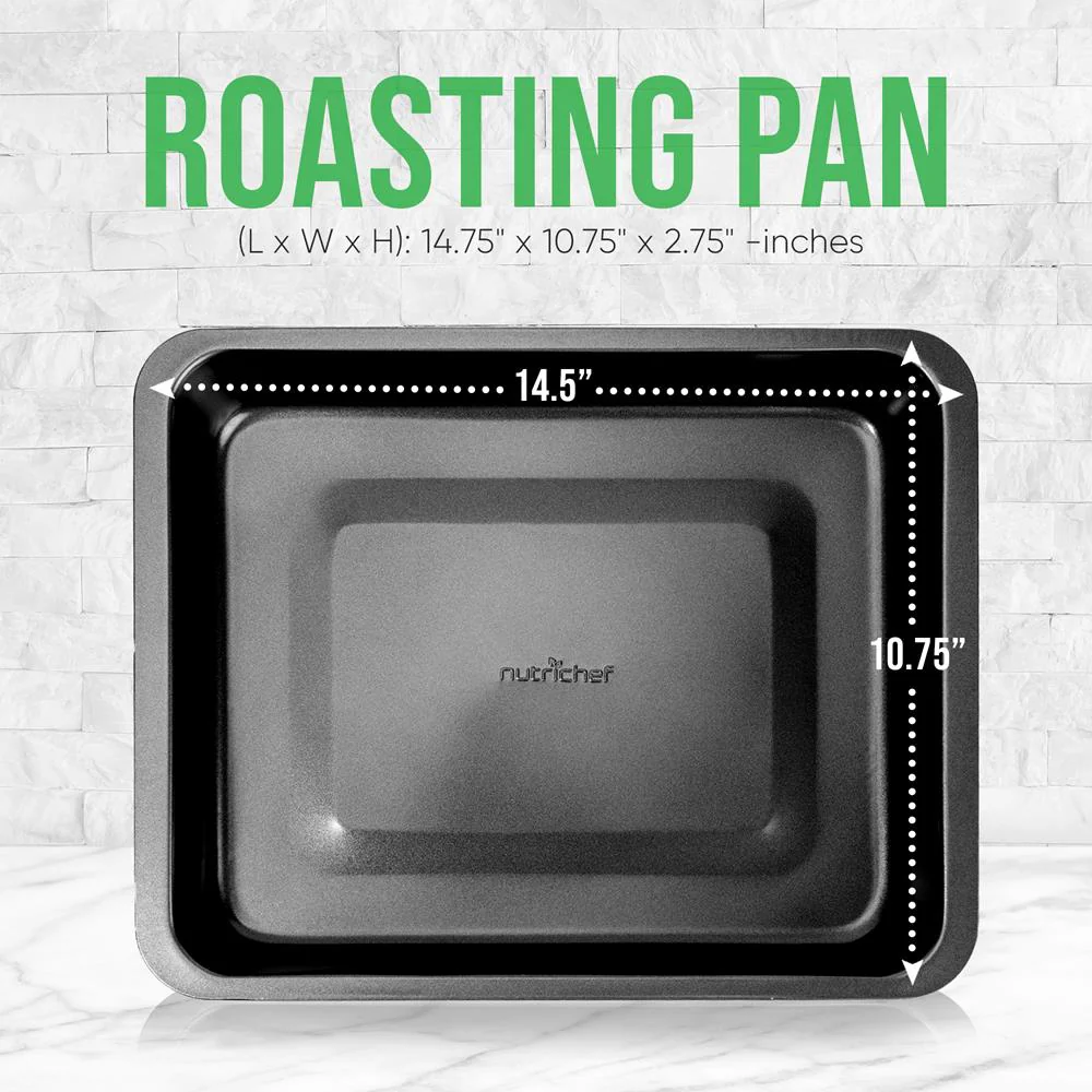 Non-Stick Baking Pan - Deluxe Nonstick Gray Coating Inside And Outside,  Compatible With Model: Ncbs10S (Black) - Image 2
