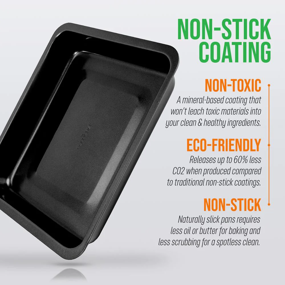 Non-Stick Baking Pan - Deluxe Nonstick Gray Coating Inside And Outside,  Compatible With Model: Ncbs10S (Black) - Image 6