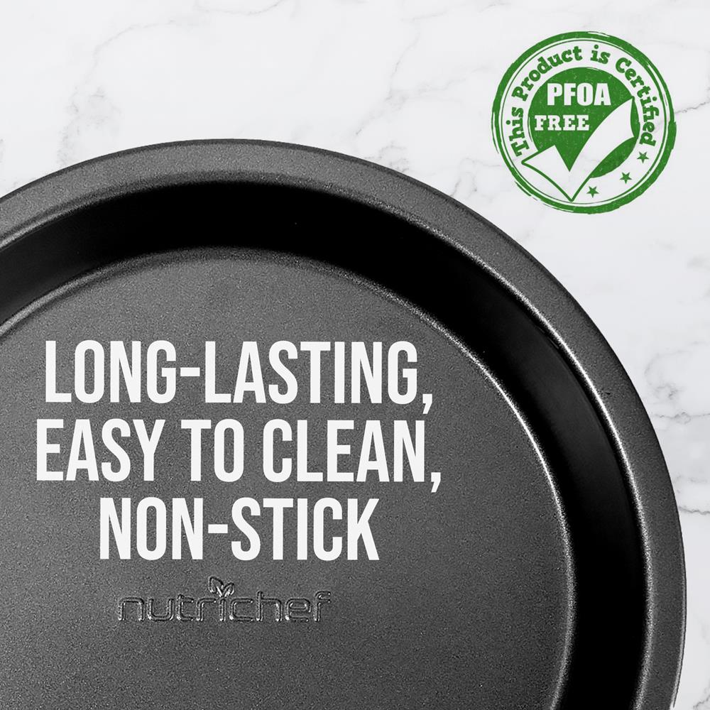 Non-Stick Round Cake Pan - Deluxe Nonstick Gray Coating Inside And Outside, Compatible With Model: Ncbs10S (Black) - Image 3