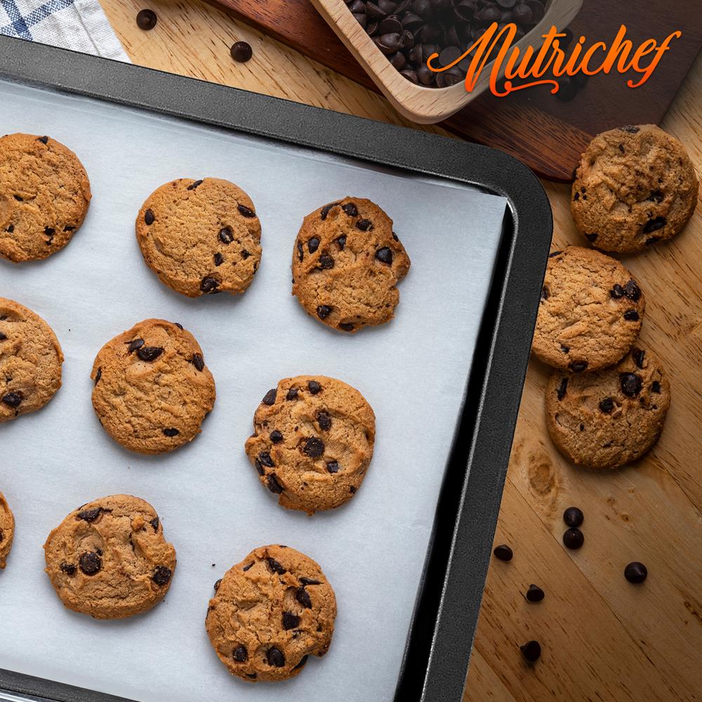 Medium Cookie Sheet - Deluxe Nonstick Gray Coating Inside & Outside, Compatible With Model: Ncbs10S (Gray) - Image 4