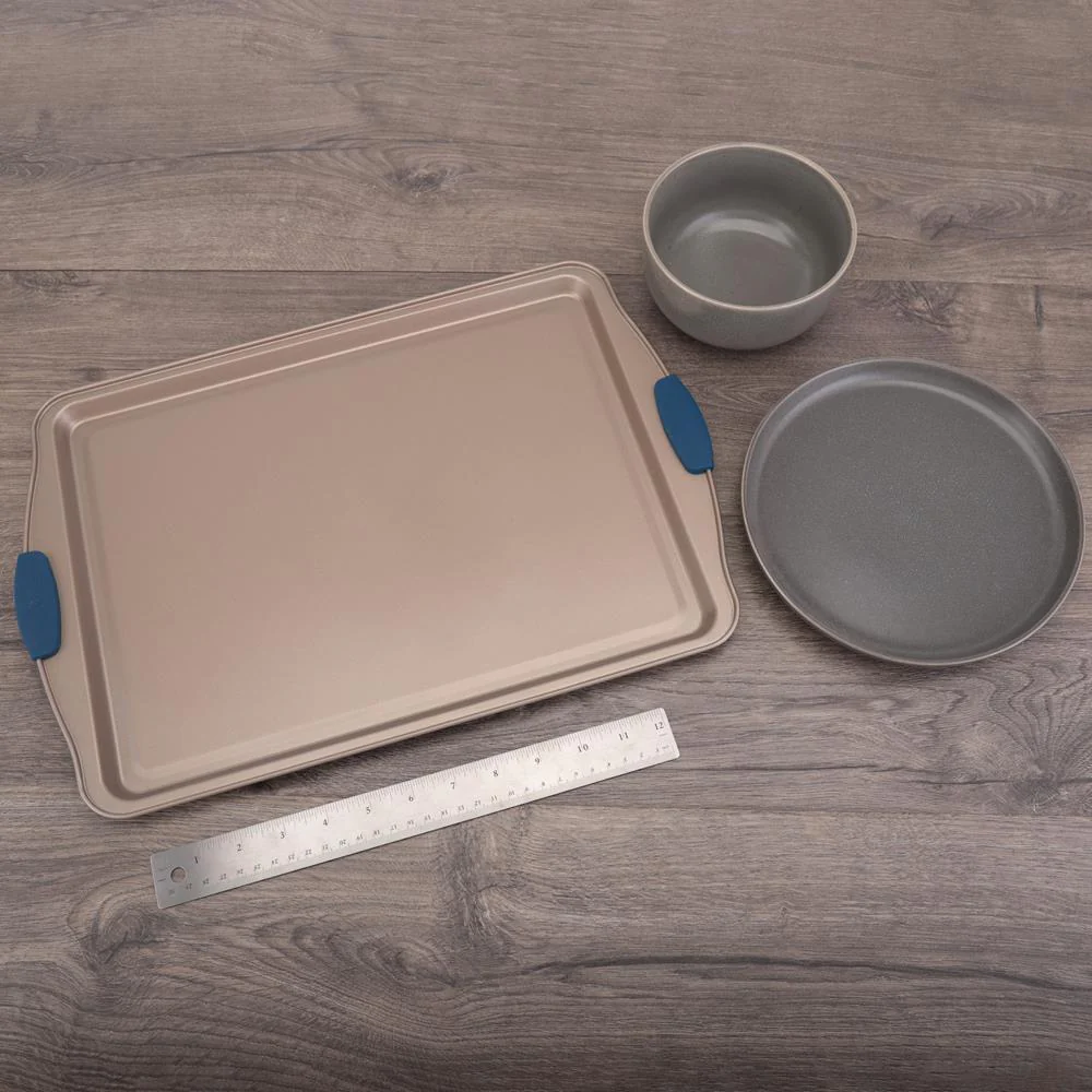 Large Cookie Sheet - Kitchen Oven Baking Pan With Blue Silicone Handles, Compatible With Models: Ncsbsg78, Ncsbsg63, Ncsbsg60, Ncsbsg36 (Gold) - Image 8