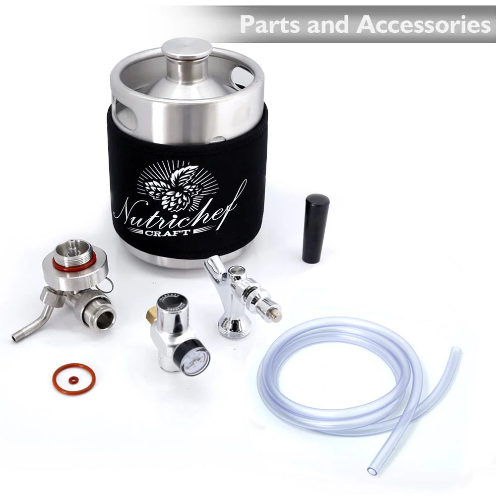 Homebrew Mini Keg - Stainless Steel Co2 Home Keg Dispenser System (64 Oz.) - Image 7