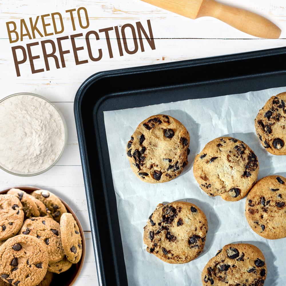 Non-Stick Baking Pans Set, Easy Clean, Carbon Steel, Blue - Image 6