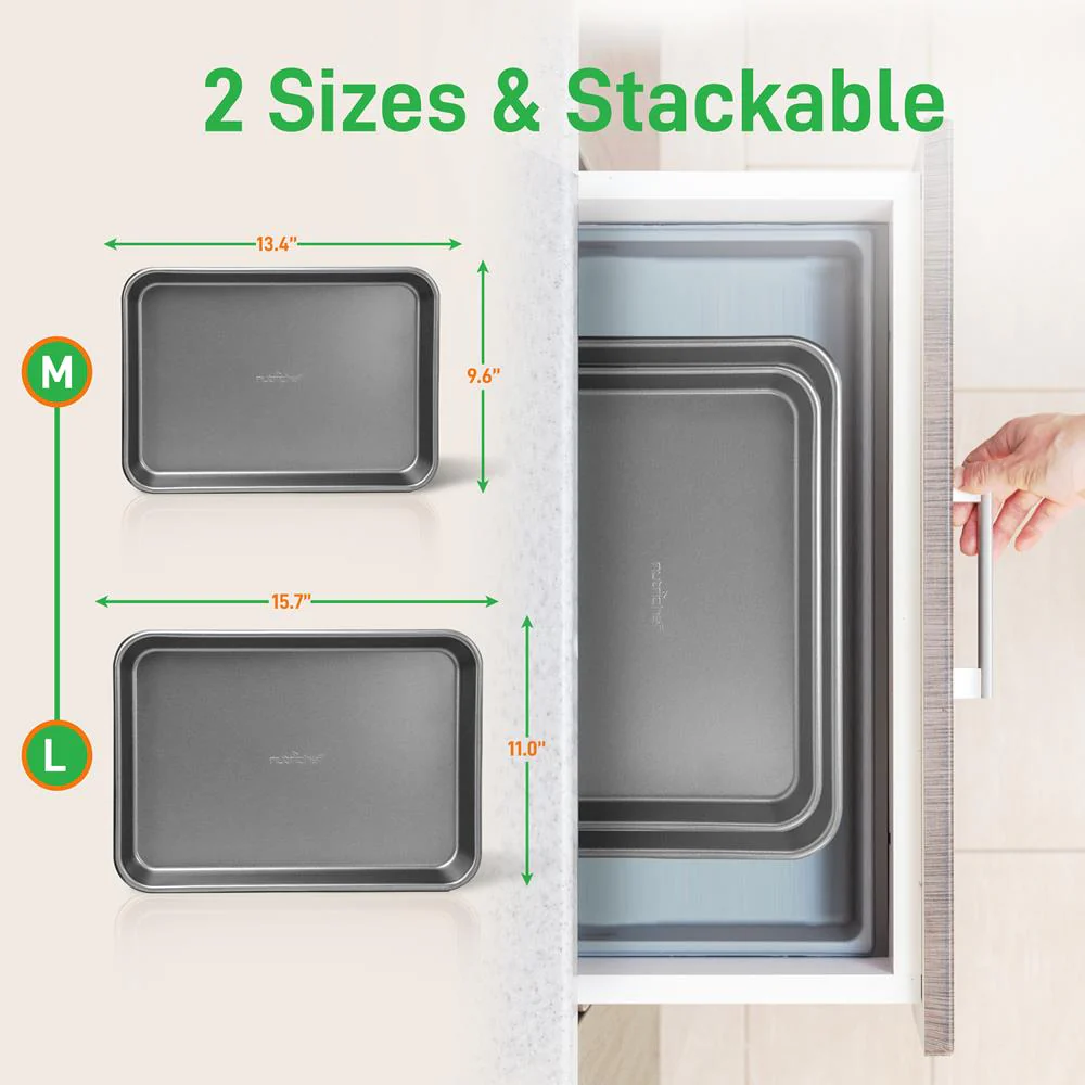 Nonstick Cookie Sheet Baking Pan - Image 2