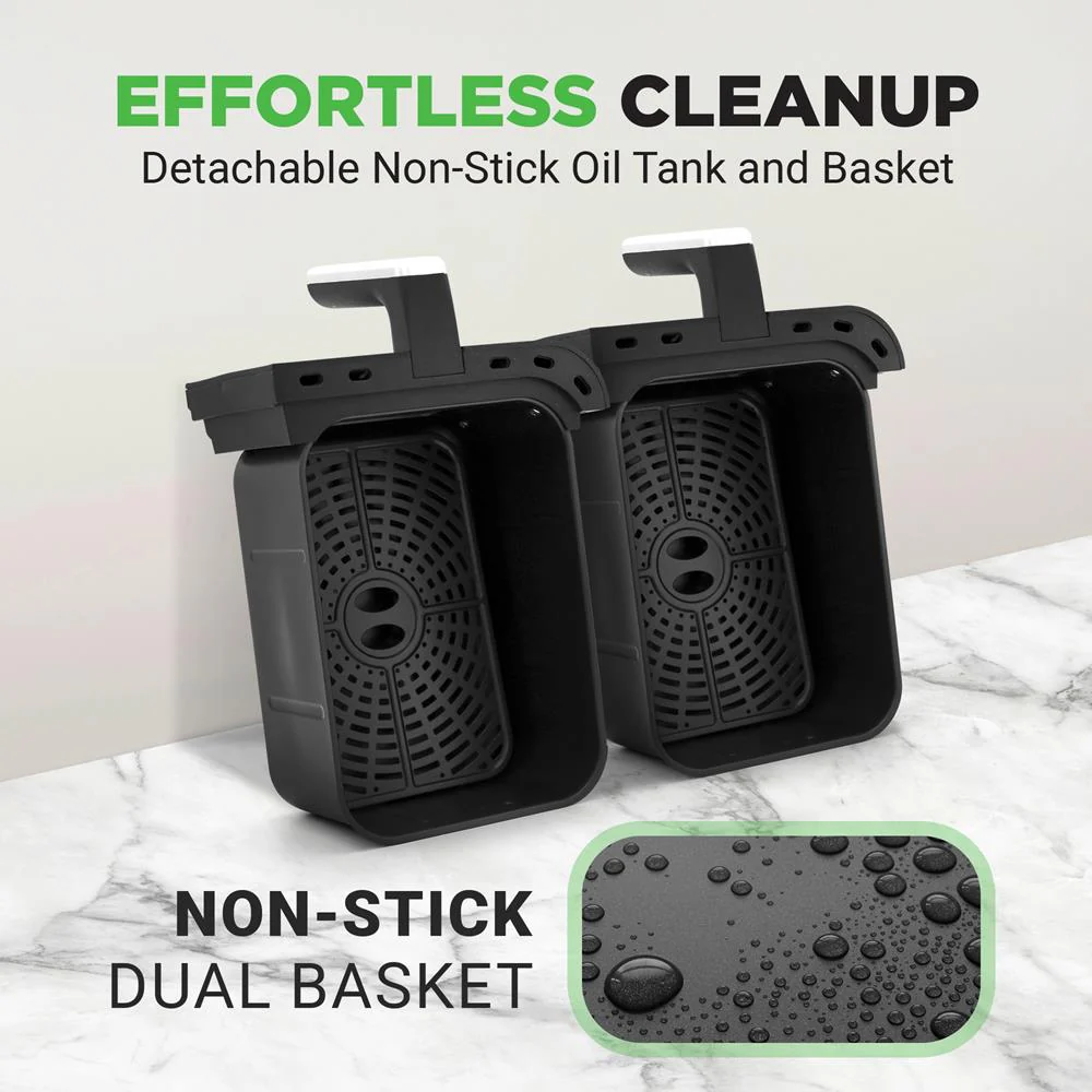 4.4Qt Dual Basket Air Fryer - Image 4