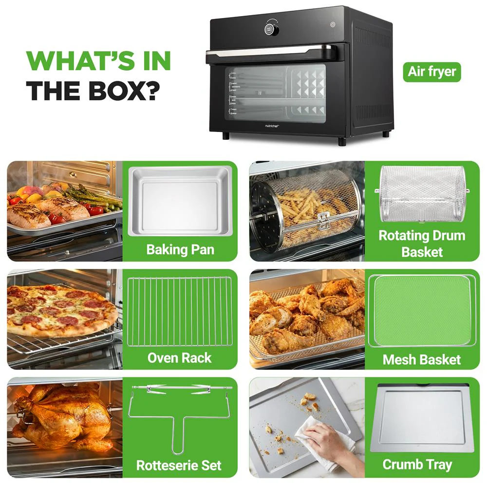 Digital Air Fryer Toaster Oven Combo, 32 Qt - Image 7