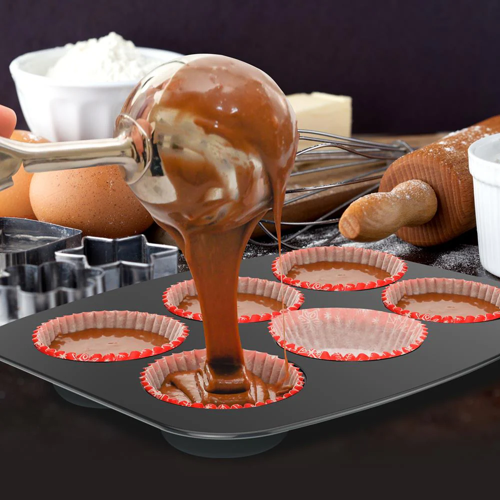 8-Piece Nonstick Bakeware Set - Easy Clean Carbon Steel, Stackable - Image 10