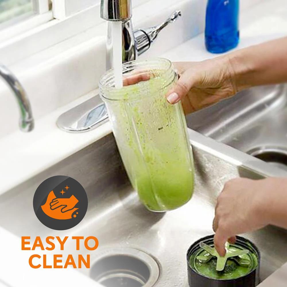 Electric Blender for Smoothies - High-Speed Motor, Stainless Steel Blade - Image 5