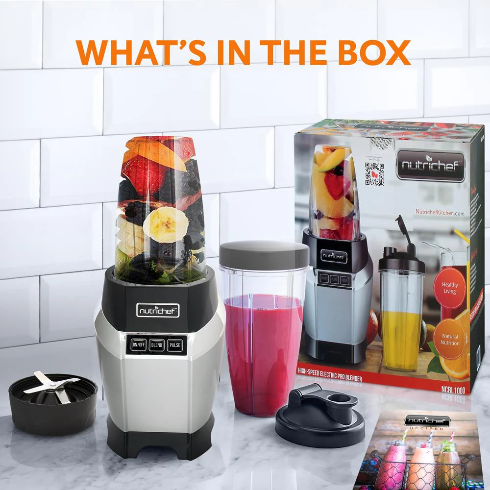 Electric Blender for Smoothies - High-Speed Motor, Stainless Steel Blade - Image 7