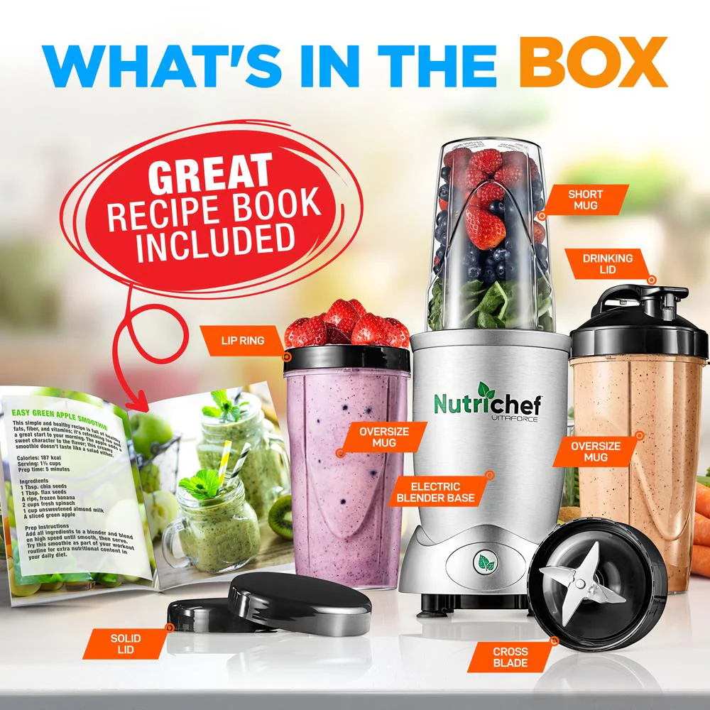 Personal Blender 1200W High-Speed Motor Stainless Steel Blade - Image 7