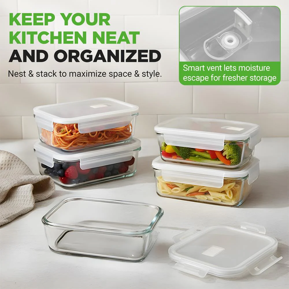 High Borosilicate Glass Food Container - Image 5