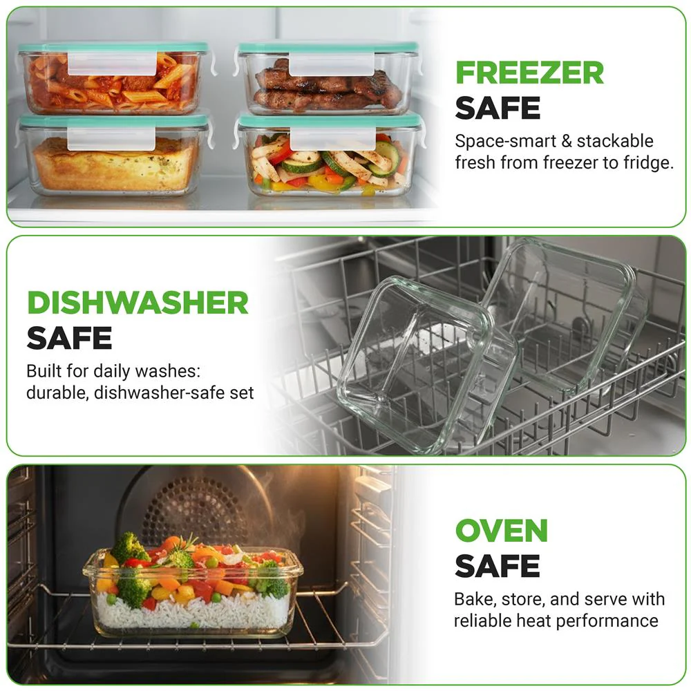 High Borosilicate Glass Food Container - Image 4