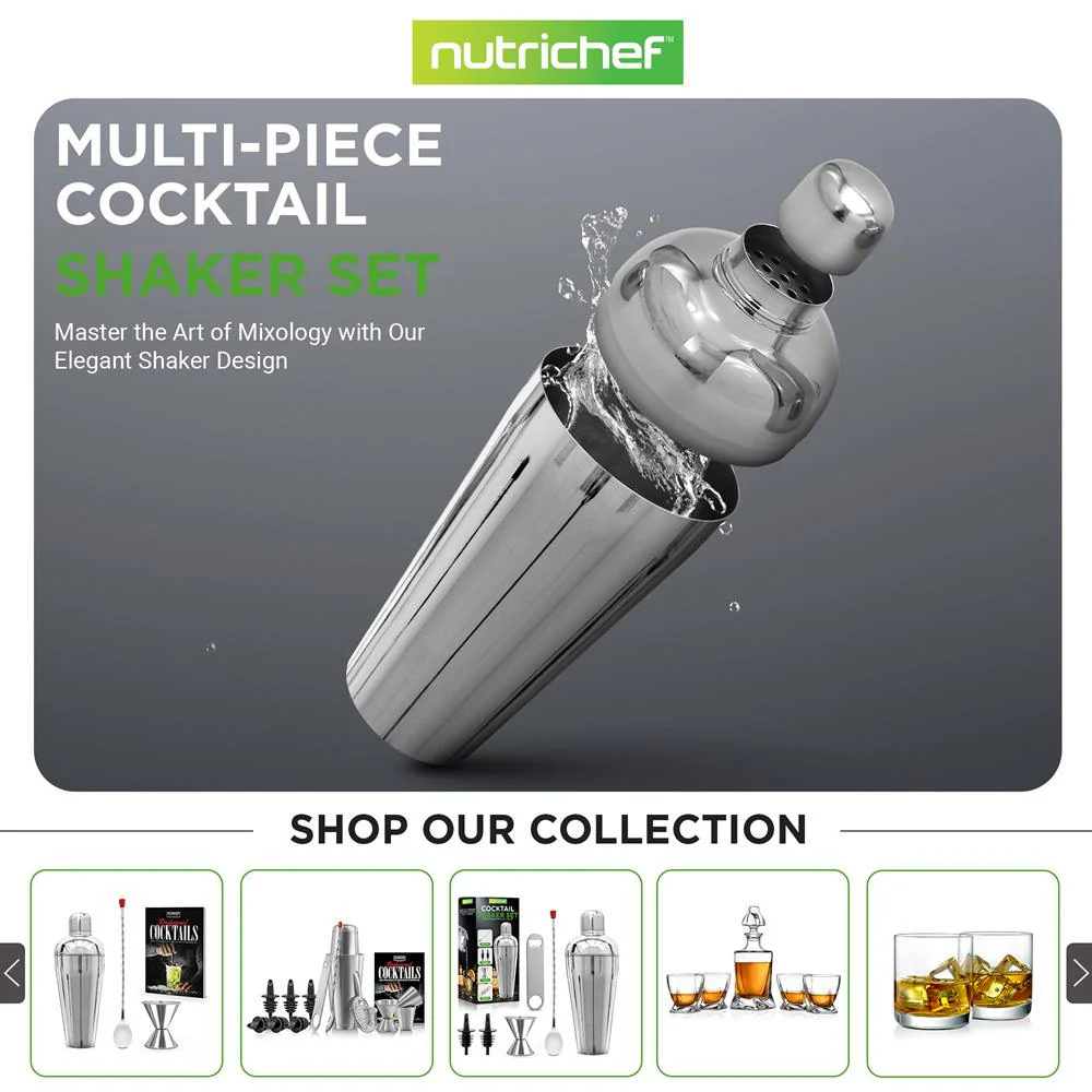 3-Piece Bartender Set, Professional Mixology, Stainless Steel, Silver - Image 7