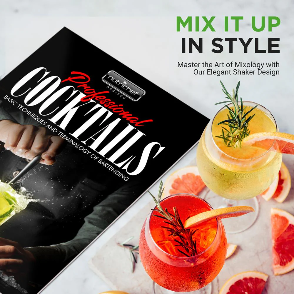 7-Piece Bartender Set - Create Cocktails - Stainless Steel, Dishwasher Safe - Image 4