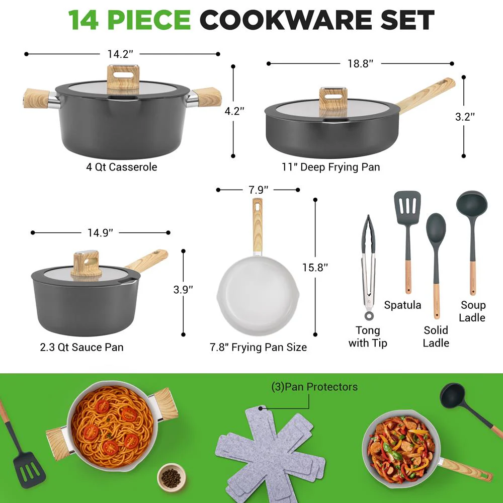 Home Kitchen Cookware Set - Image 8
