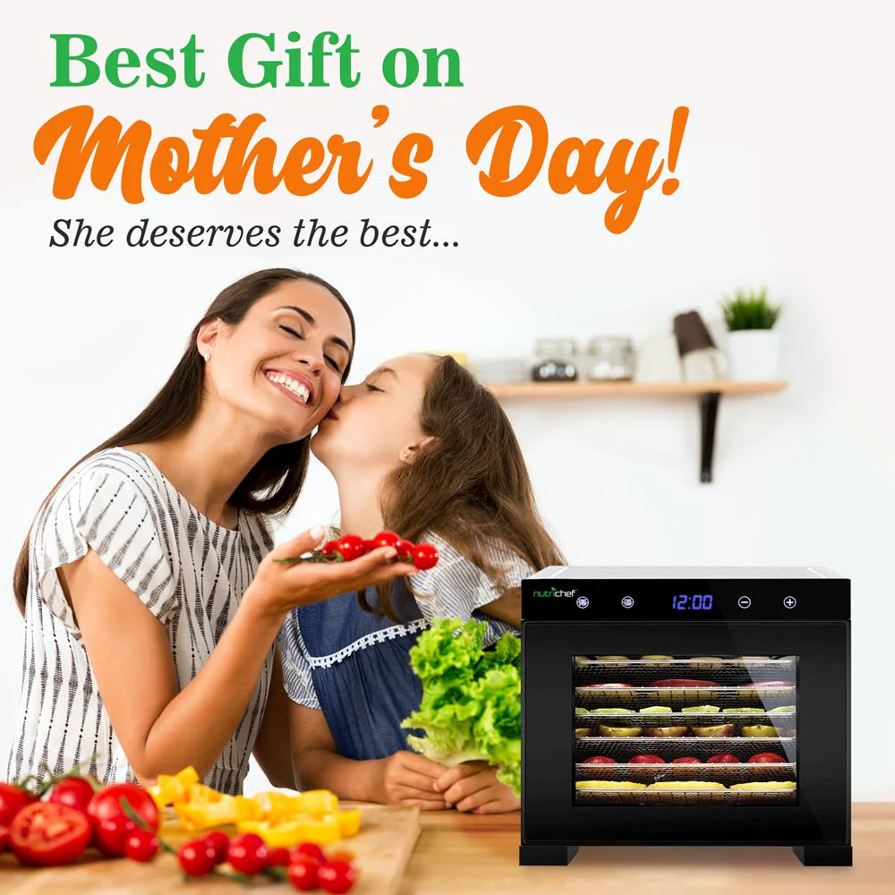 Premium Food Dehydrator Machine - 6 Stainless Steel Trays With Digital Timer And Temperature Control, 600 Watts - Image 9