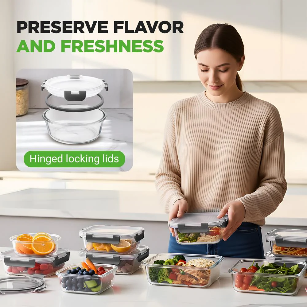 High Borosilicate Glass Food Container - Image 2