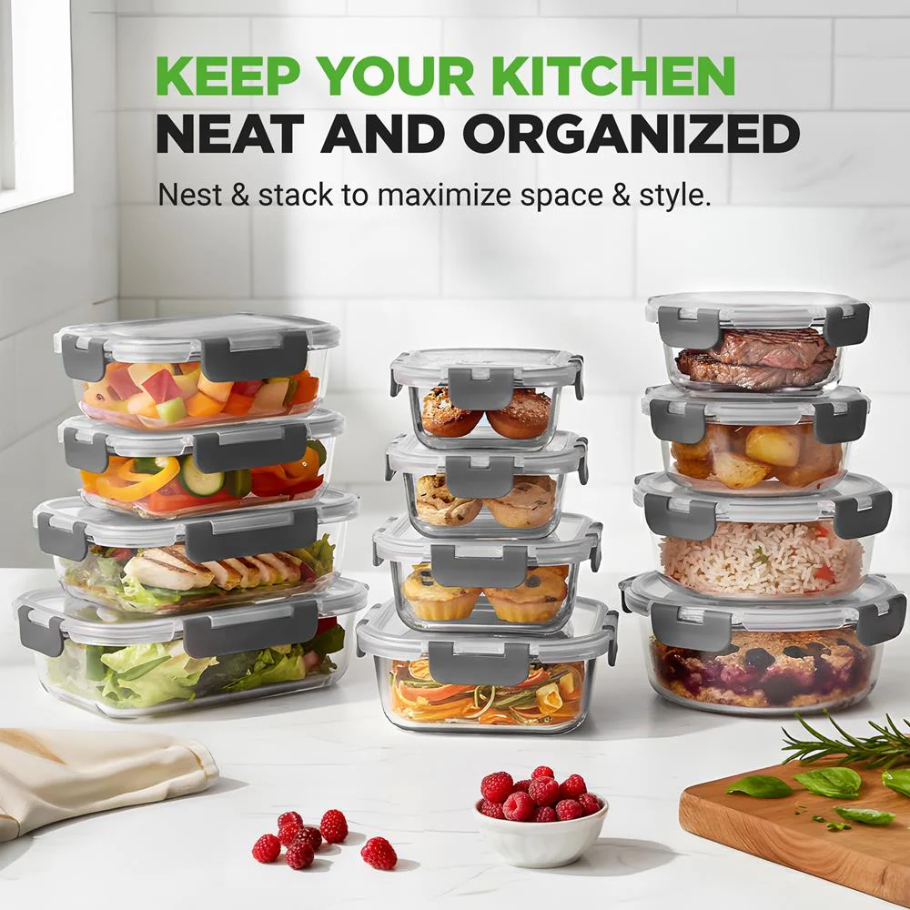High Borosilicate Glass Food Container - Image 5