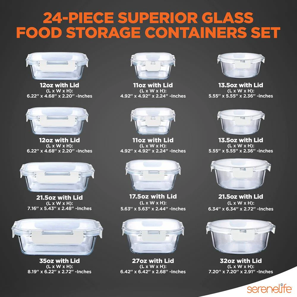 High Borosilicate Glass Food Container - Image 2