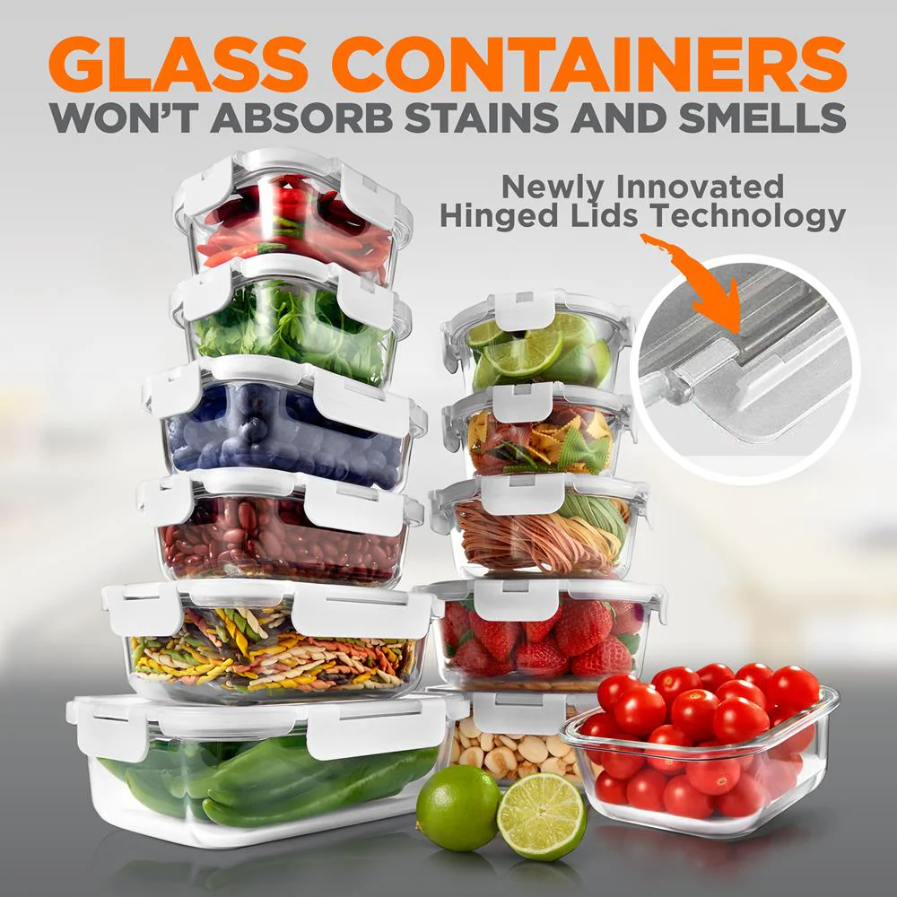 High Borosilicate Glass Food Container - Image 3