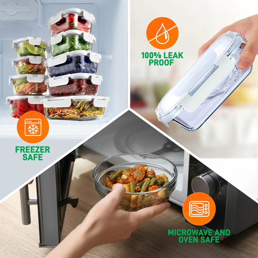 High Borosilicate Glass Food Container - Image 6
