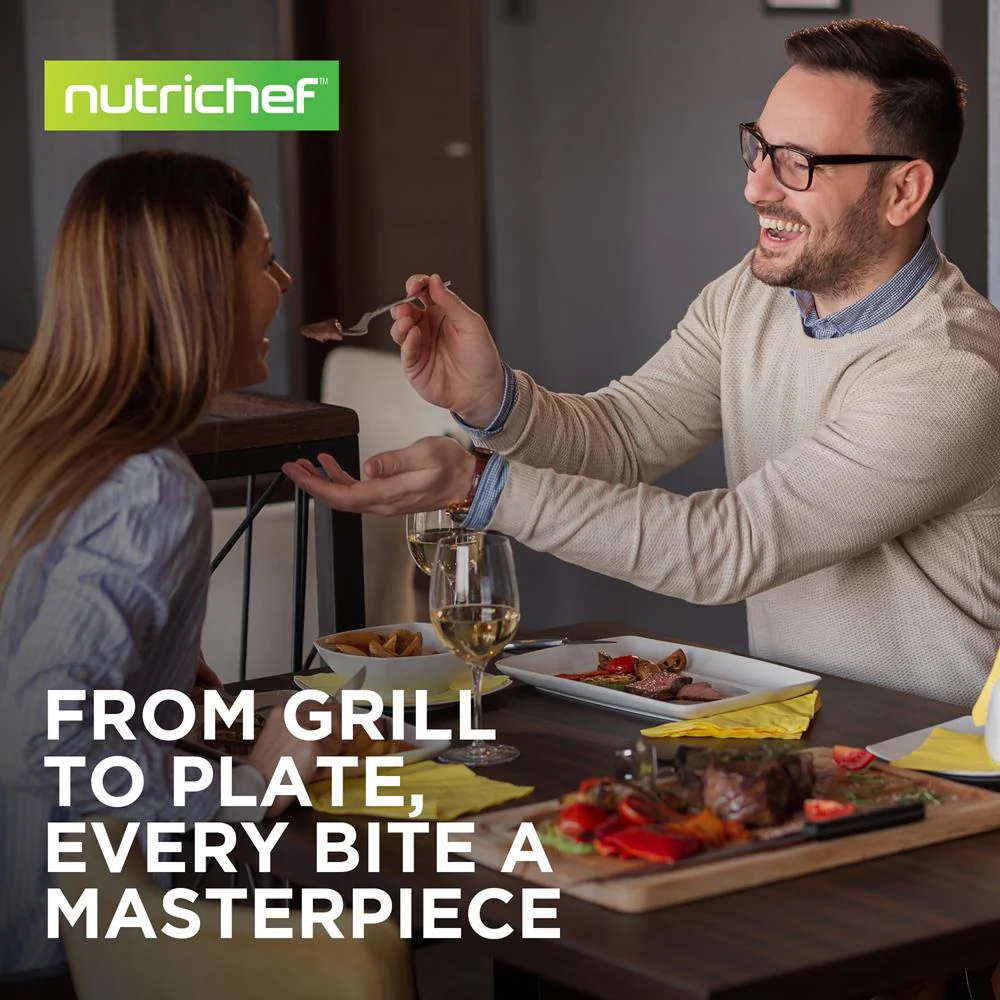 11" Nonstick Grill Pan - Perfect Searing, Hard-Anodized Aluminum - Image 7