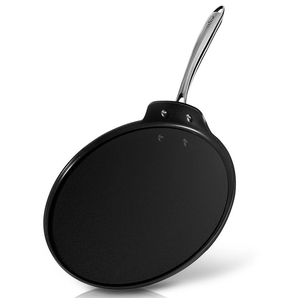 12" Nonstick Crepe Pan, Even Heating, Hard-Anodized, Dishwasher Safe - Image 8