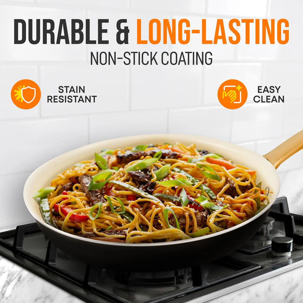 Non-Stick Fry Pan With Lid - Image 6