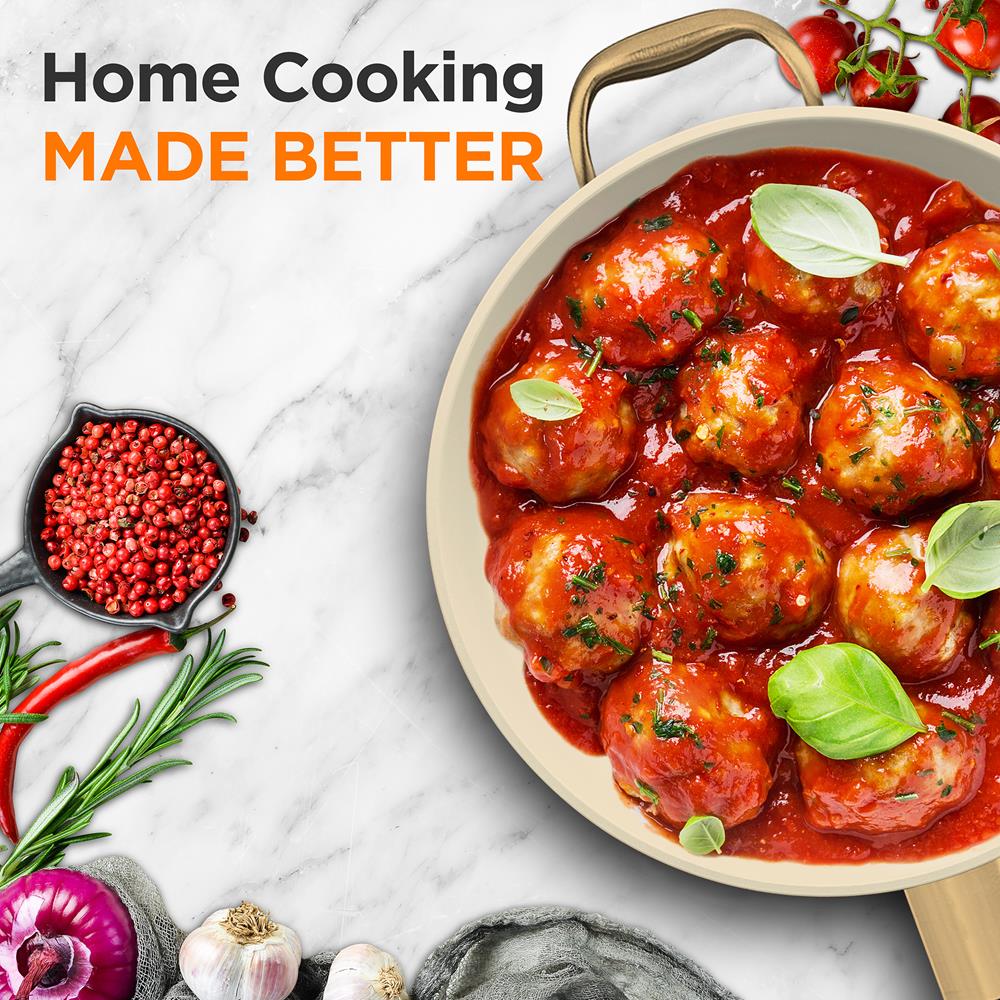 Non-Stick Fry Pan With Lid - Image 7